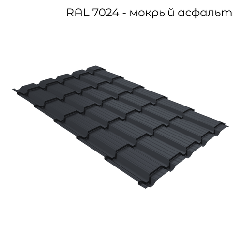 Металлочерепица Grand Line Quadro Profi Полиэстер 0,45